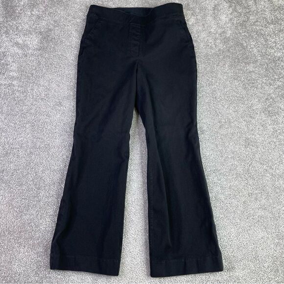 Spanx On The Go Kick Flare Pant Women’s Medium Black Pull On Stretch Slimming - Picture 1 of 13